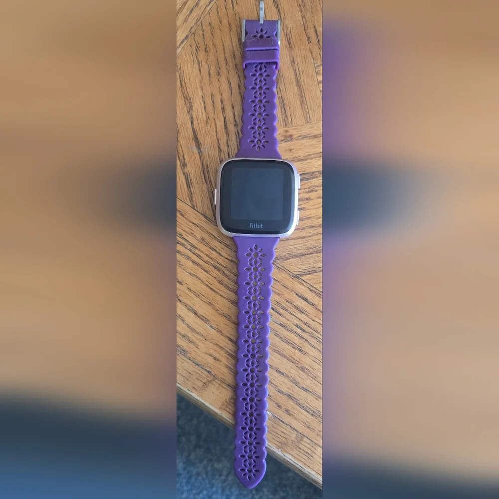 Fitbit Smartwatch with Purple Strap